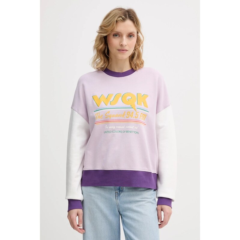 Bavlněná mikina United Colors of Benetton x Stranger Things 110433529