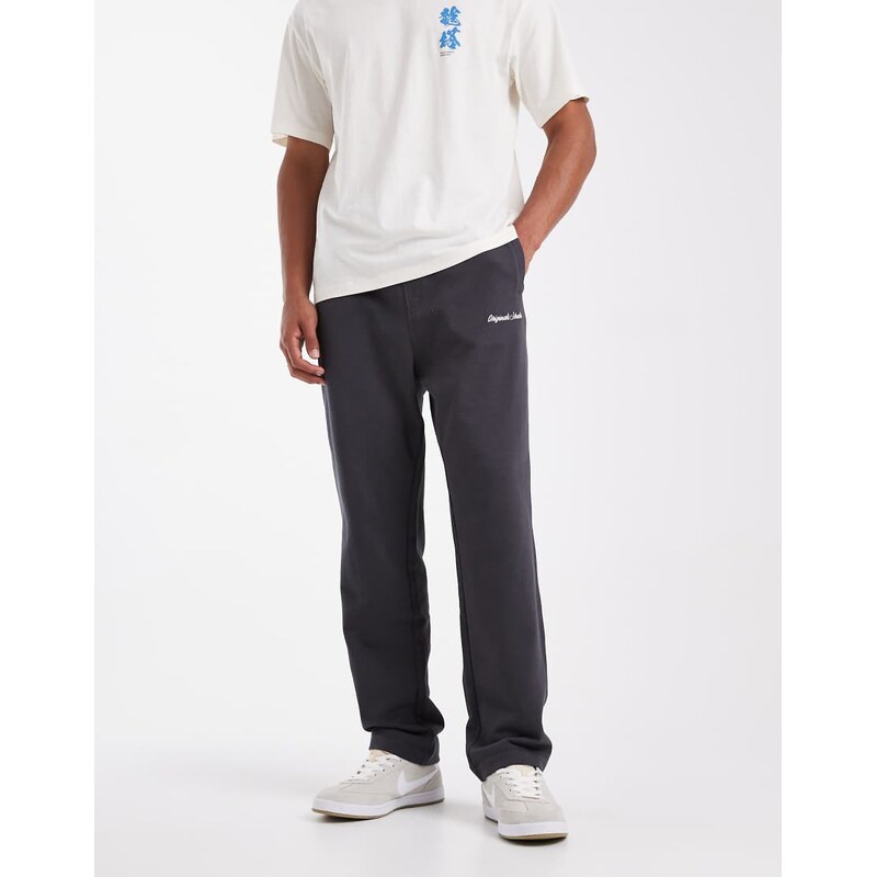 Jack & Jones studio joggers in dark grey