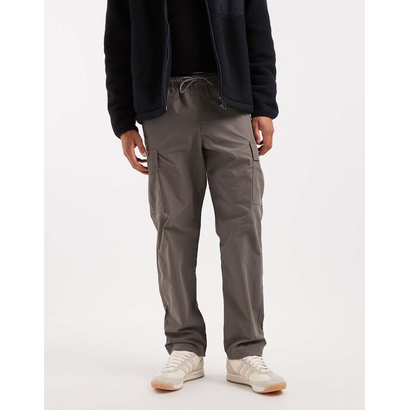 Jack & Jones loose tech cargo trousers in grey