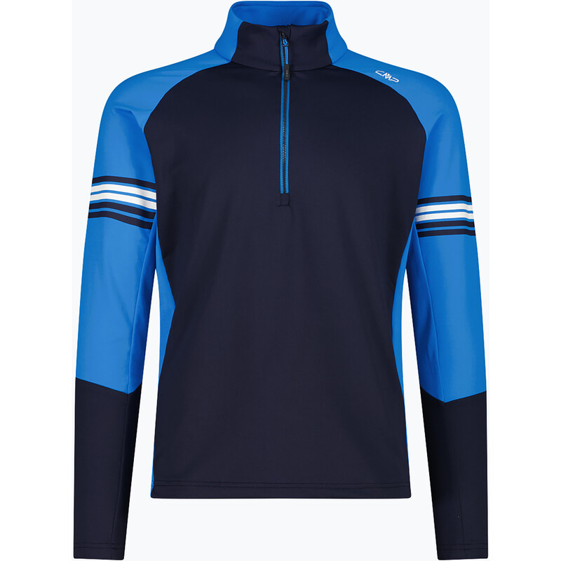 Pánská mikina CMP 35L0427 Sweat black/blue/winter sun