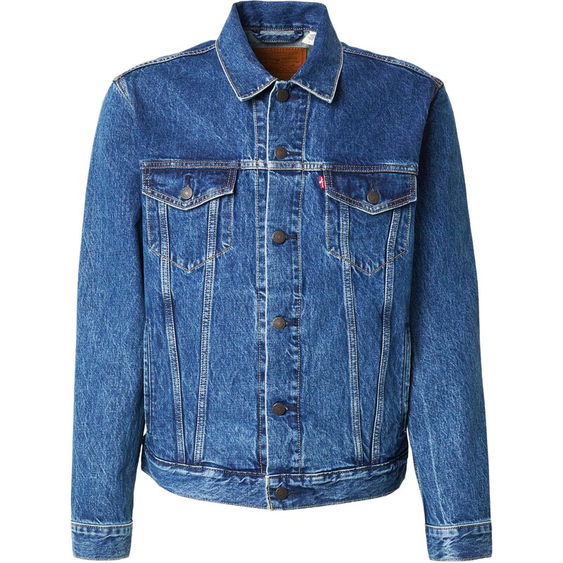 LEVIS  Přechodná bunda The Trucker modrá džínovina