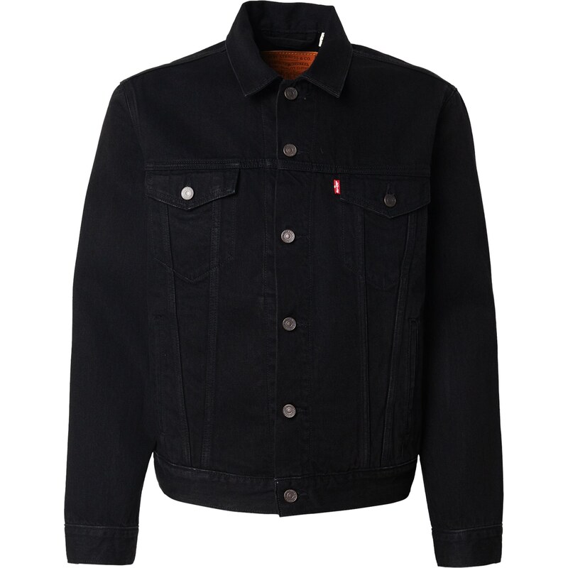 LEVIS  Přechodná bunda The Trucker černá