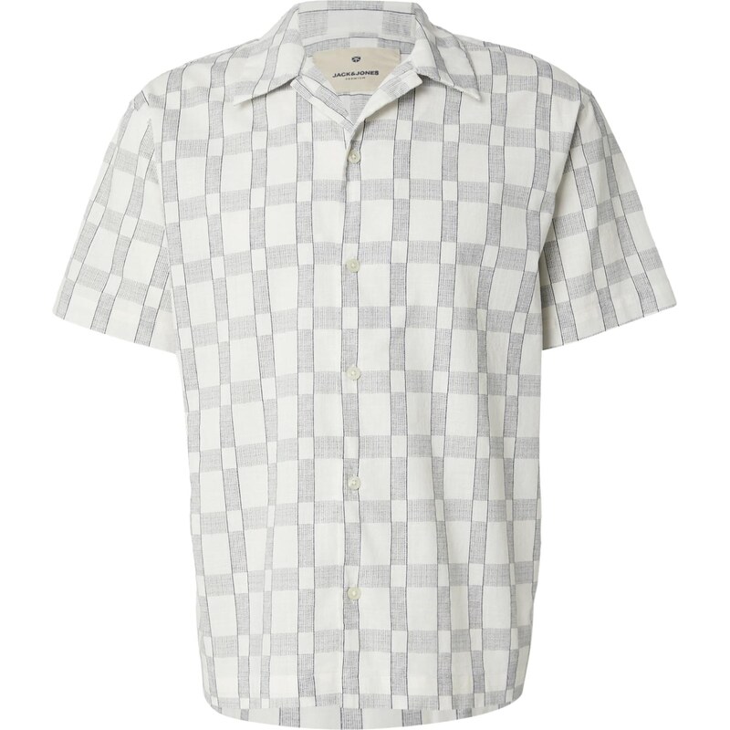 JACK & JONES Košile JPRBLUKEVIN marine modrá / světle šedá