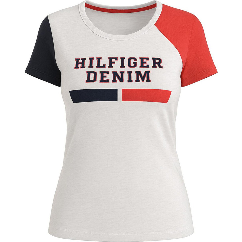 Tommy Hilfiger dámské tričko s krátkým rukávem Iconic Print