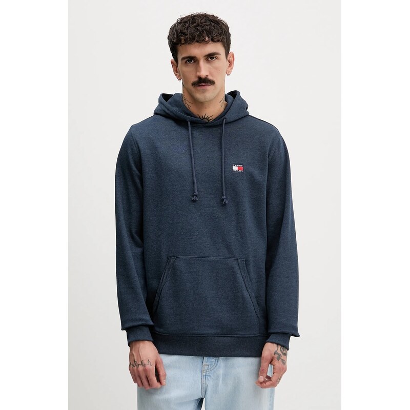 Tommy Jeans mikina s kapucí pánská s bavlnou