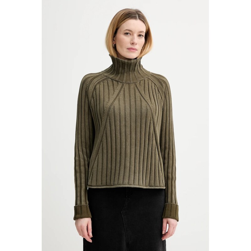 Bavlněný svetr G-Star Washed loose turtle 109835751