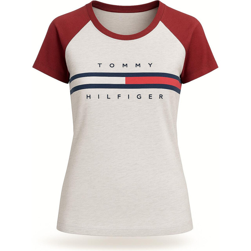 Tommy Hilfiger Dámské Tričko Graphics Tee Iconic Tommy VELIKOST