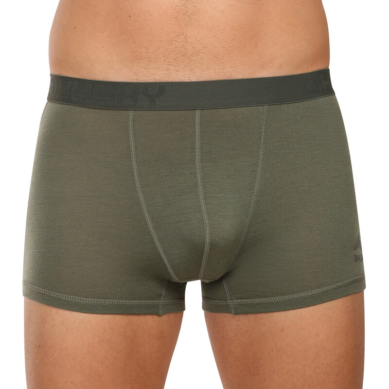Pánské boxerky HUSKY MEX merino zelené (HT0-0816)