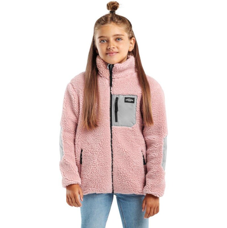 SIROKO Dívčí bunda sherpa Fairy-G