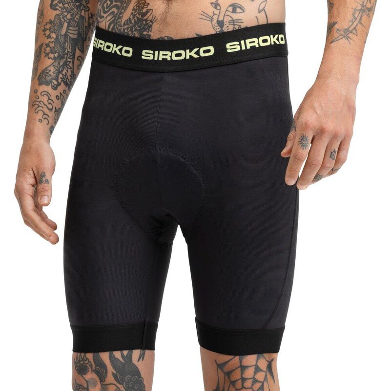 SIROKO Pánské MTB vnitřní kraťasy MTB MoveFit Black 110465273