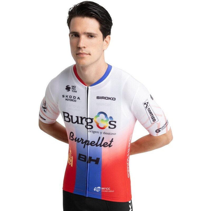 SIROKO Pánský cyklistický dres s krátkým rukávem burgos burpellet bh x 110465401