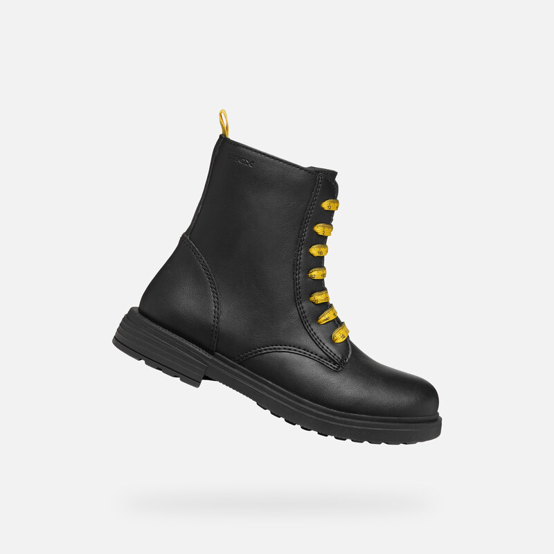 Černé kotníkové boty Geox Eclair 110467272