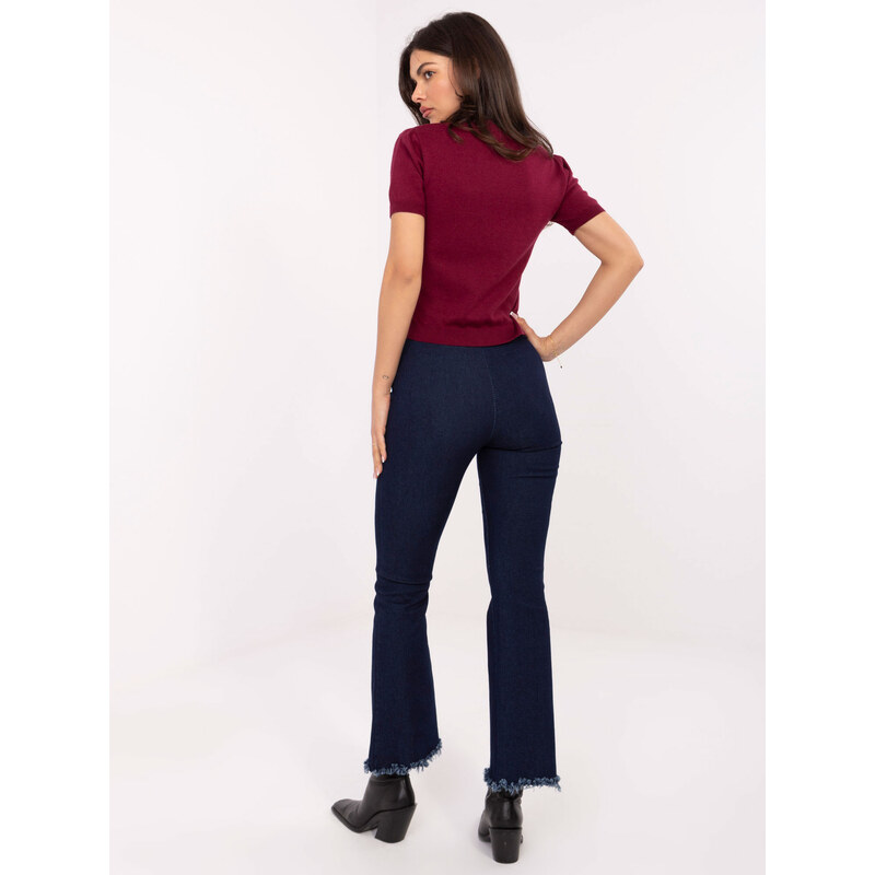 MODA ITALY Trousers-IT-SP-FL6263.03P-navy blue