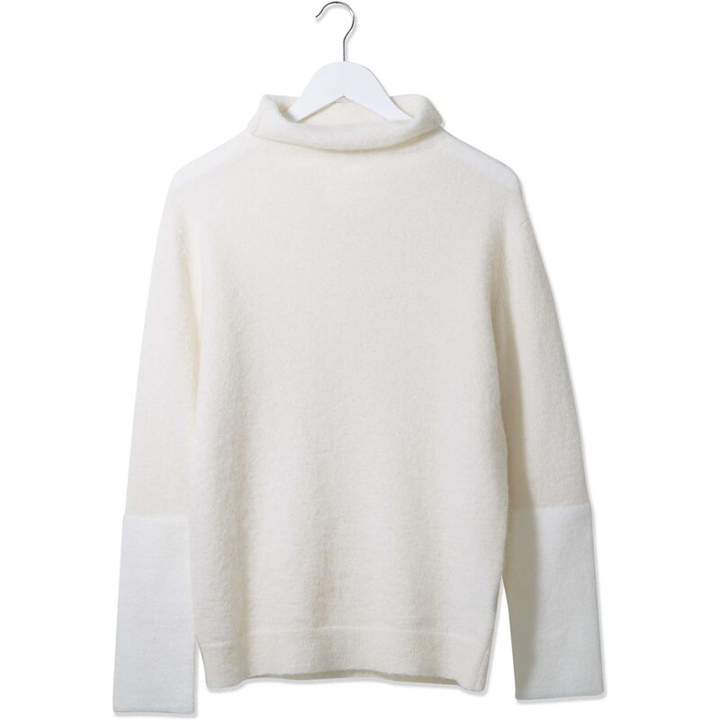 Topshop Needle Punch Funnel Neck Jumper By Boutique