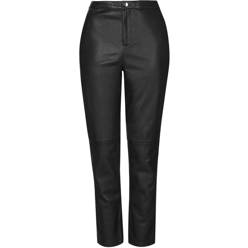 Topshop Leather Cigarette Trousers