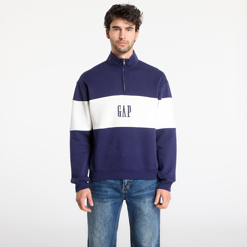 Mikina GAP Oversized Vintagesoft Sweatshirt Navy XL