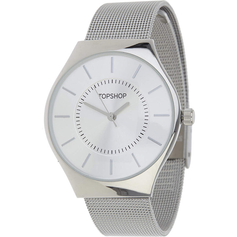 Topshop Stainless Steel Mesh Strap