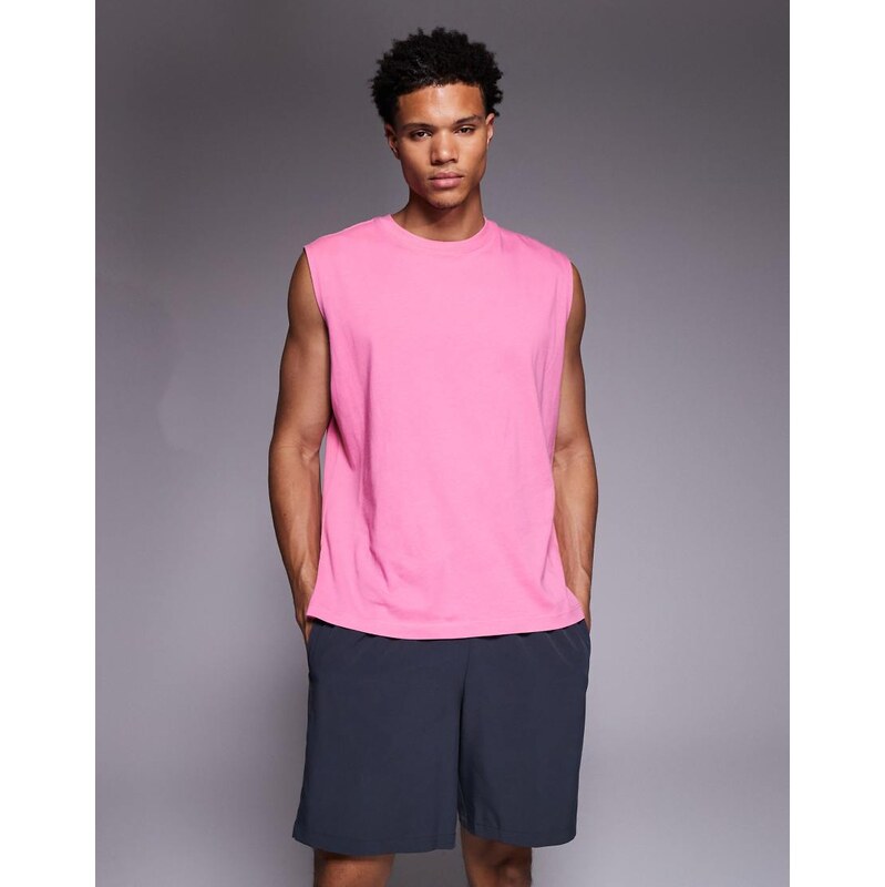 4505 Icon oversized cotton pump training tank with quick dry finish in 115517237