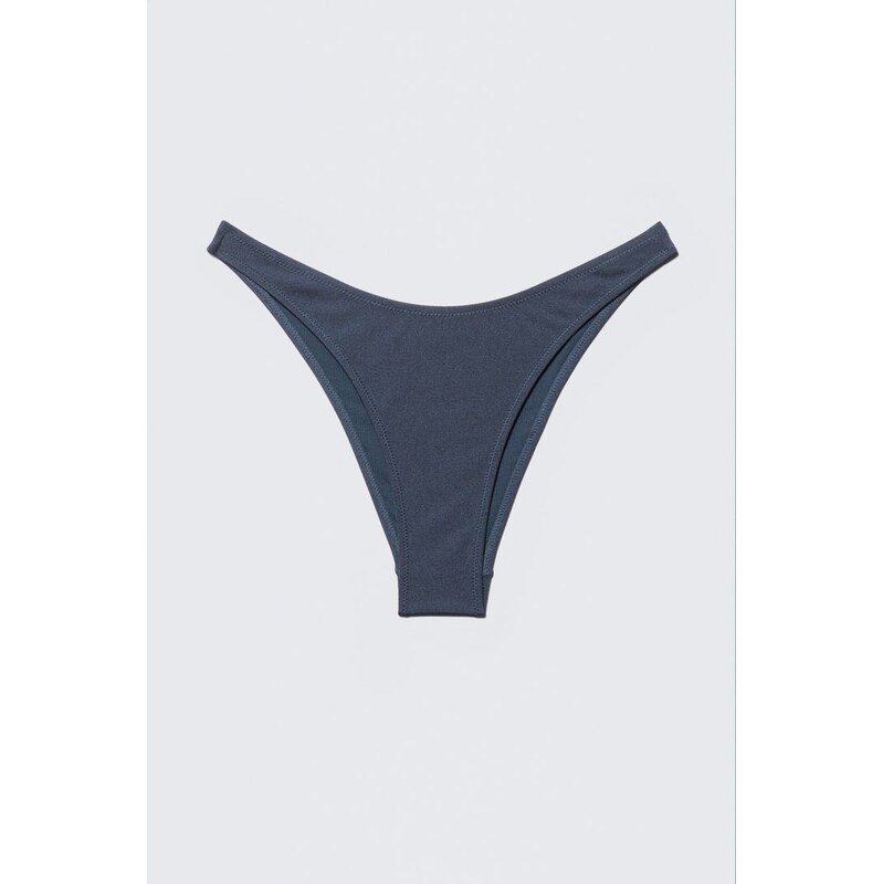 H&M - Brazilian Mini Bikini Bottom - modrá 108130531