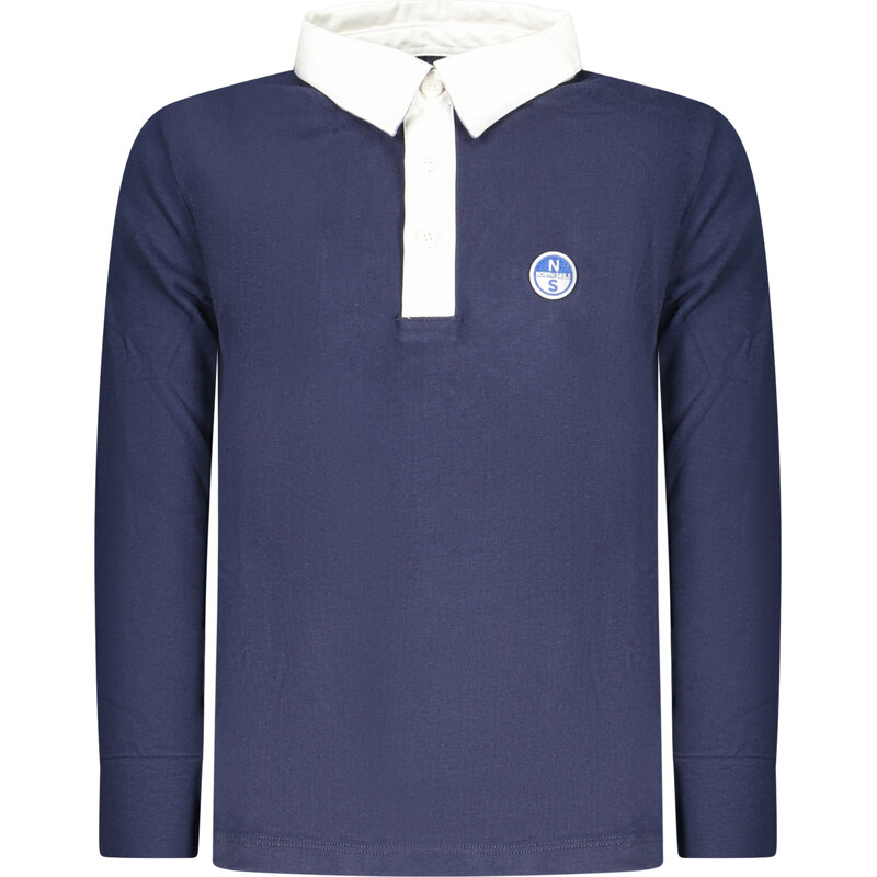 NORTH SAILS KIDS LONG-SLEEVED POLO SHIRT, BLUE