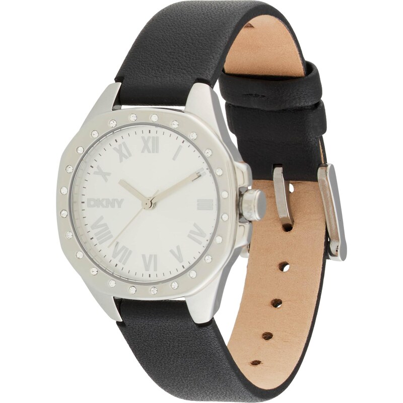 DKNY Analogové hodinky Brooklyn Mini černá / stříbrná 110475092