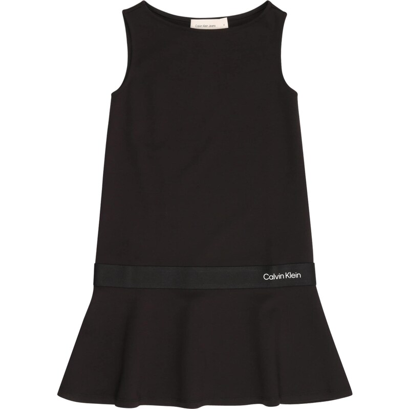 Calvin Klein Jeans Šaty černá / bílá