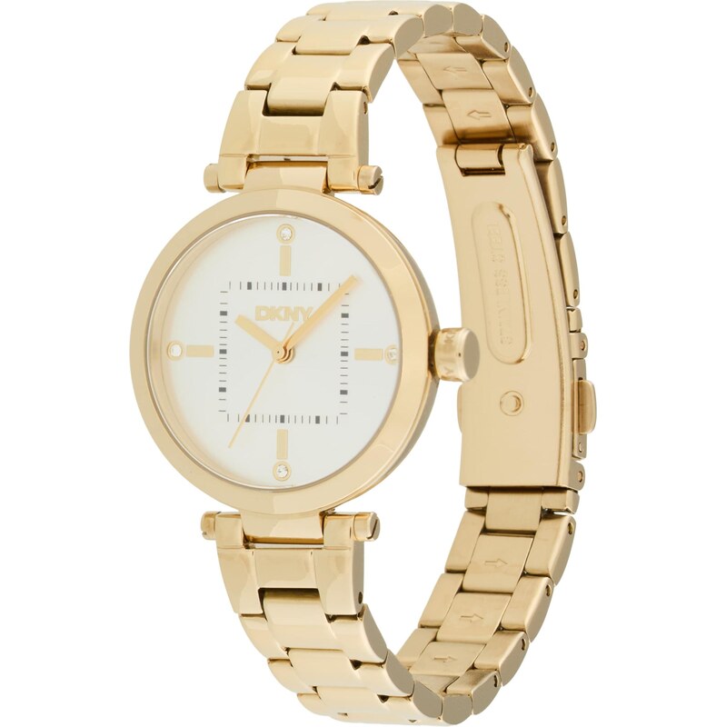 DKNY Analogové hodinky zlatá / černá / bílá 110475490
