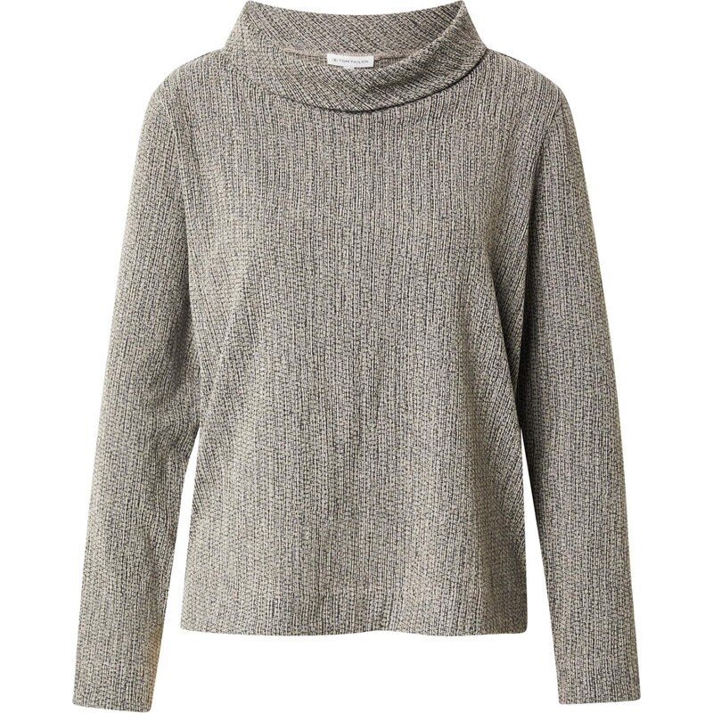 TOM TAILOR Svetr šedá / barvy bláta / offwhite