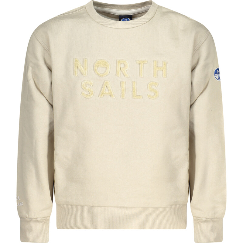 NORTH SAILS CHILDRENS ZIP-UP SWEATSHIRT, BEIGE