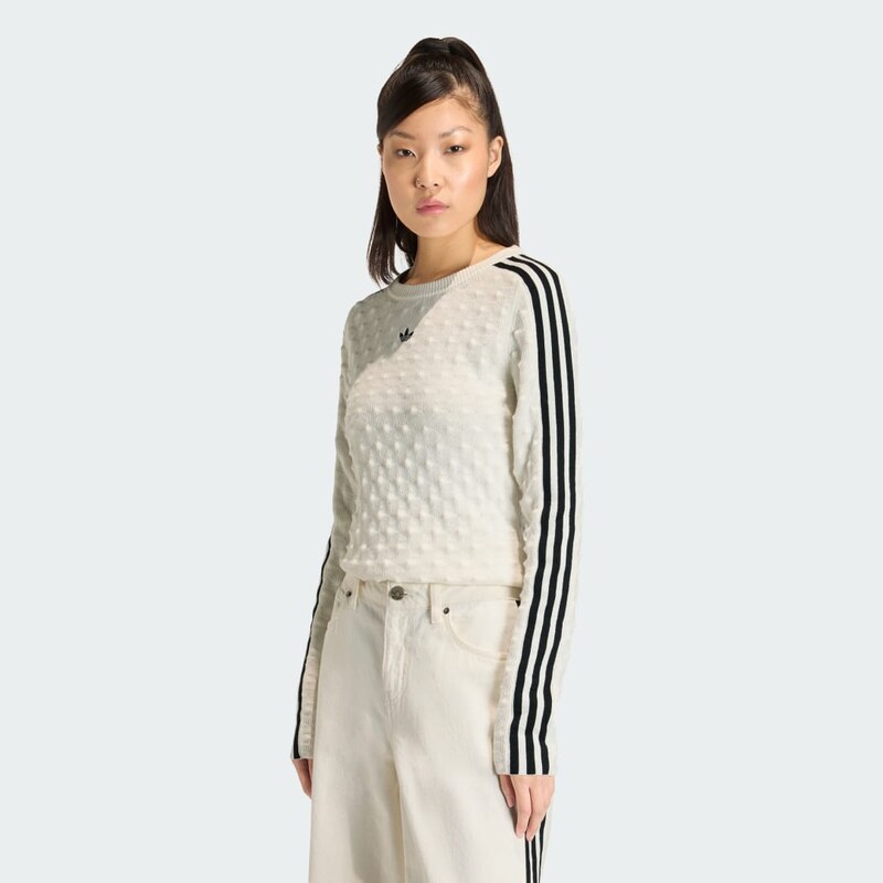 MIKINA ADIDAS ORIGINALS SLIM SOLID SPIKE KNIT 110476496
