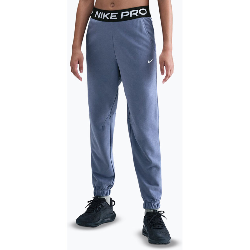Dětské tepláky Nike Pro Fleece Dri-Fit world indigo/world indigo