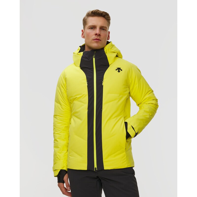 Pánská Lyžařská Bunda Descente Hybrid Down Jacket Ve žluté Barvě