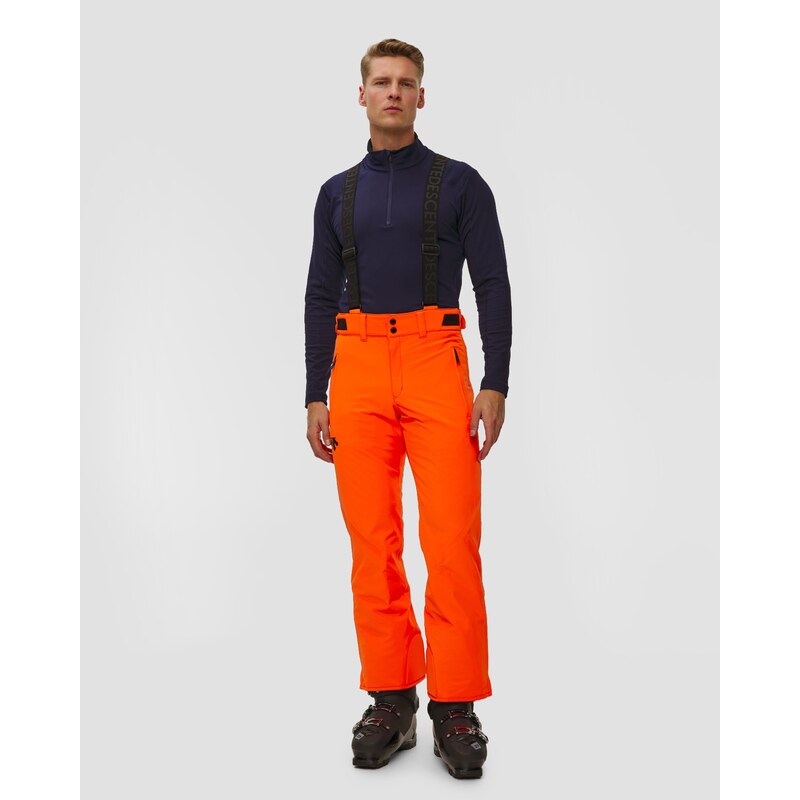 Pánské Lyžařské Kalhoty Descente Smooth Pants V Oranžové Barvě