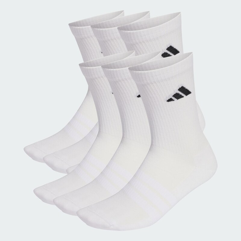 Adidas PONOŽKY CUSHIONED CREW - 6 PÁRŮ V BALENÍ