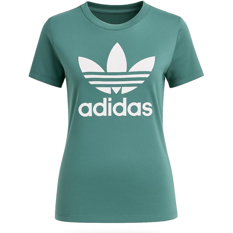 Adidas dámské tričko Trefoil zelené VELIKOST XS 38696005