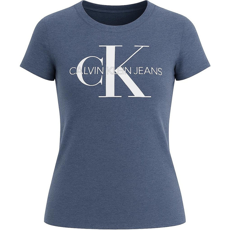 Calvin Klein dámské tričko Iconic modré VELIKOST XS 63669854