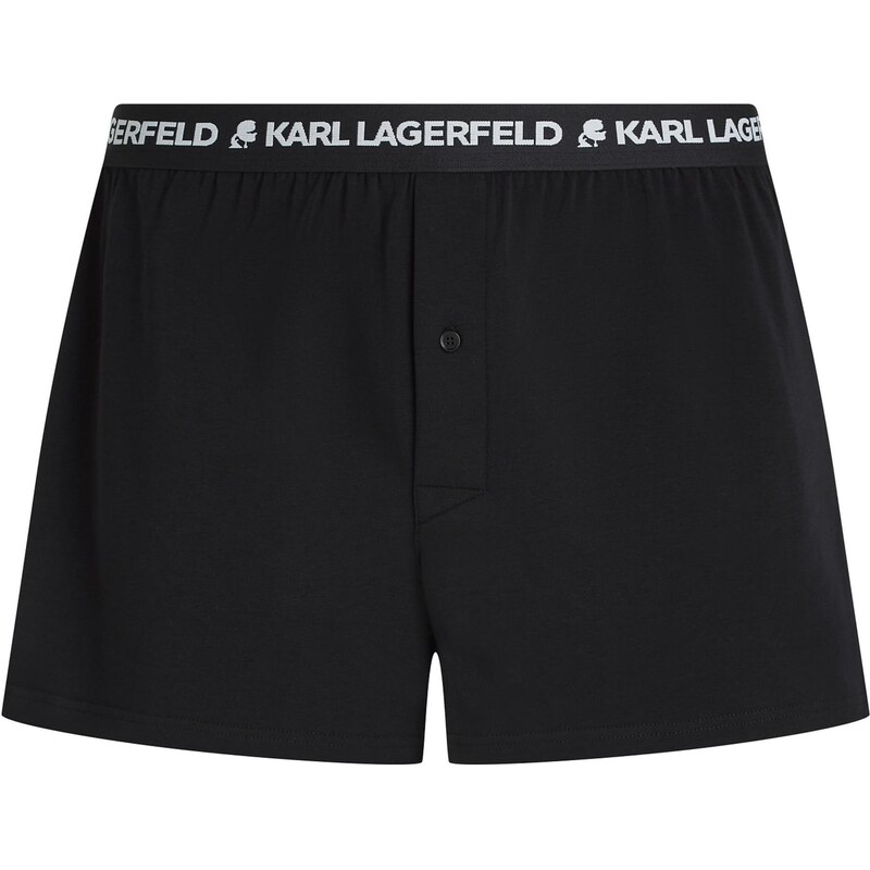 Karl Lagerfeld Boxerky černá / přírodní bílá
