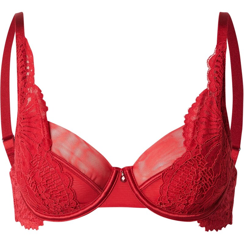 Hunkemöller Podprsenka WHITNEY UF ohnivá červená 110505554