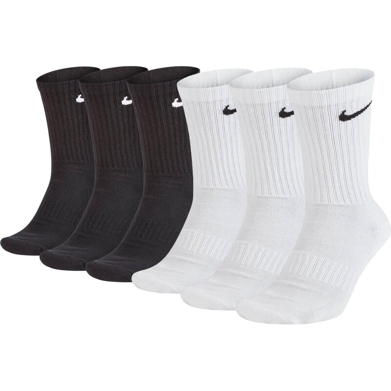 NIKE Sportovní ponožky černá / bílá