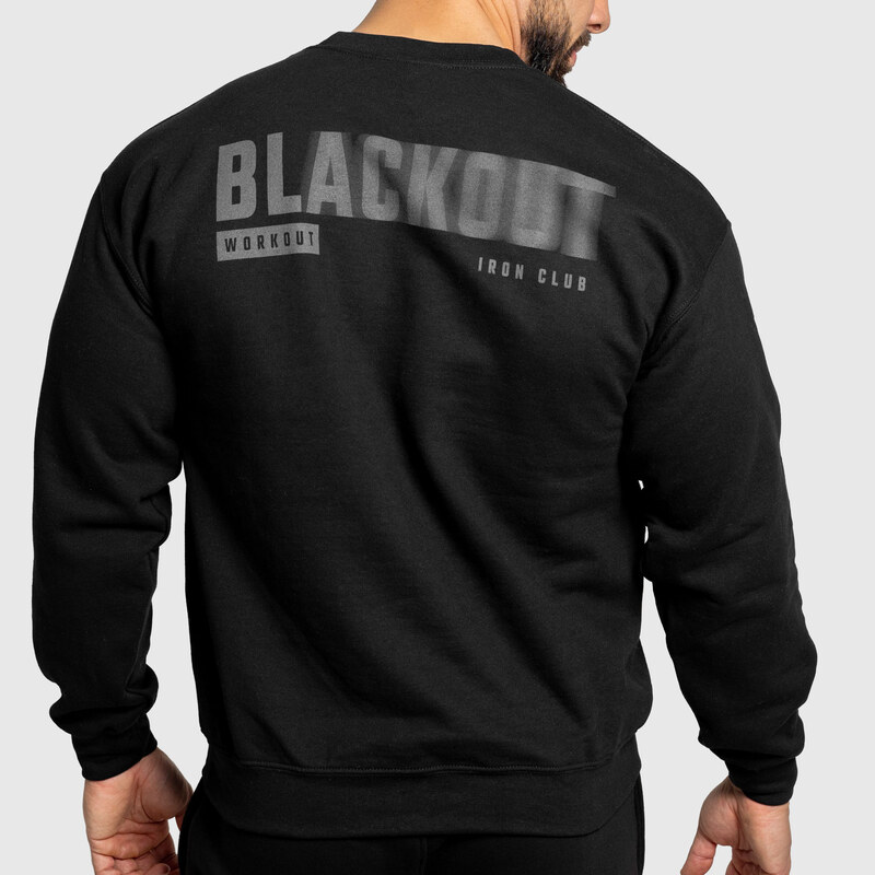Pánská mikina Iron Aesthetics Blackout, černá