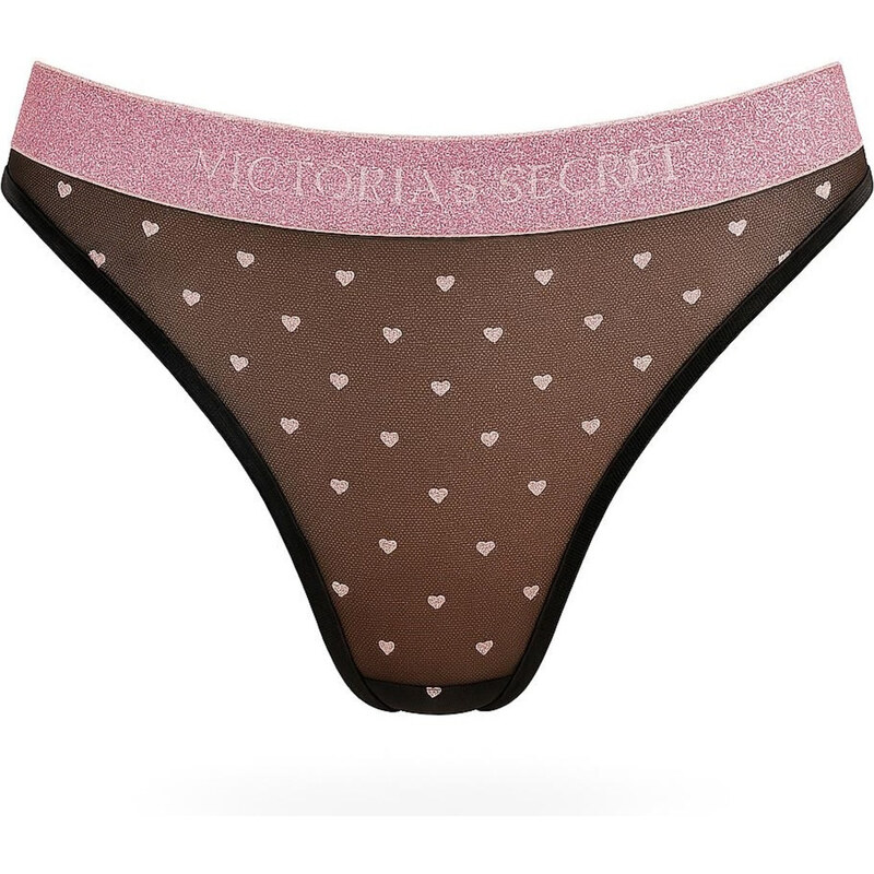 Victorias Secret tanga bavlněné Cotton Old School Love Again