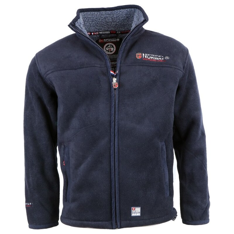 GEOGRAPHICAL NORWAY mikina pánská UBOLT s kožíškem