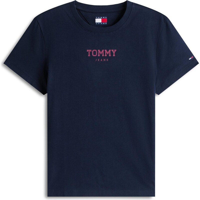 Tommy Jeans Tričko ESSENTIAL námořnická modř / jasně červená