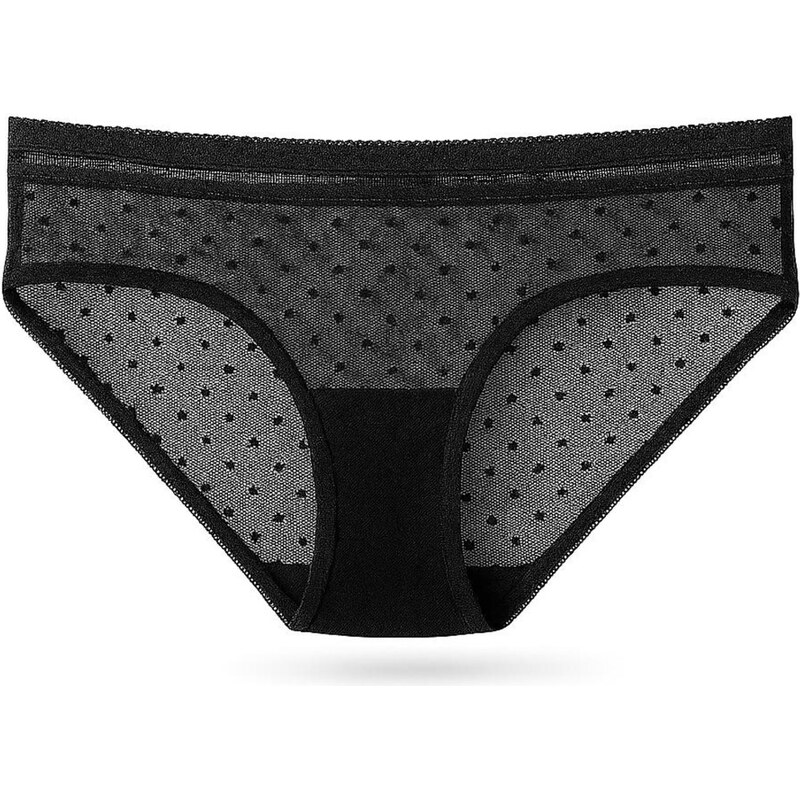 Victorias secret kalhotky klasické Bikini 4135-14 černé VELIKOST
