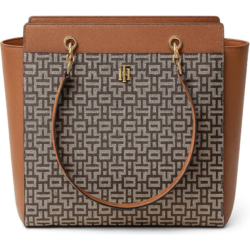 Tommy Hilfiger Větší kabelka Signature Logo Large Shoulder Bag 101285033