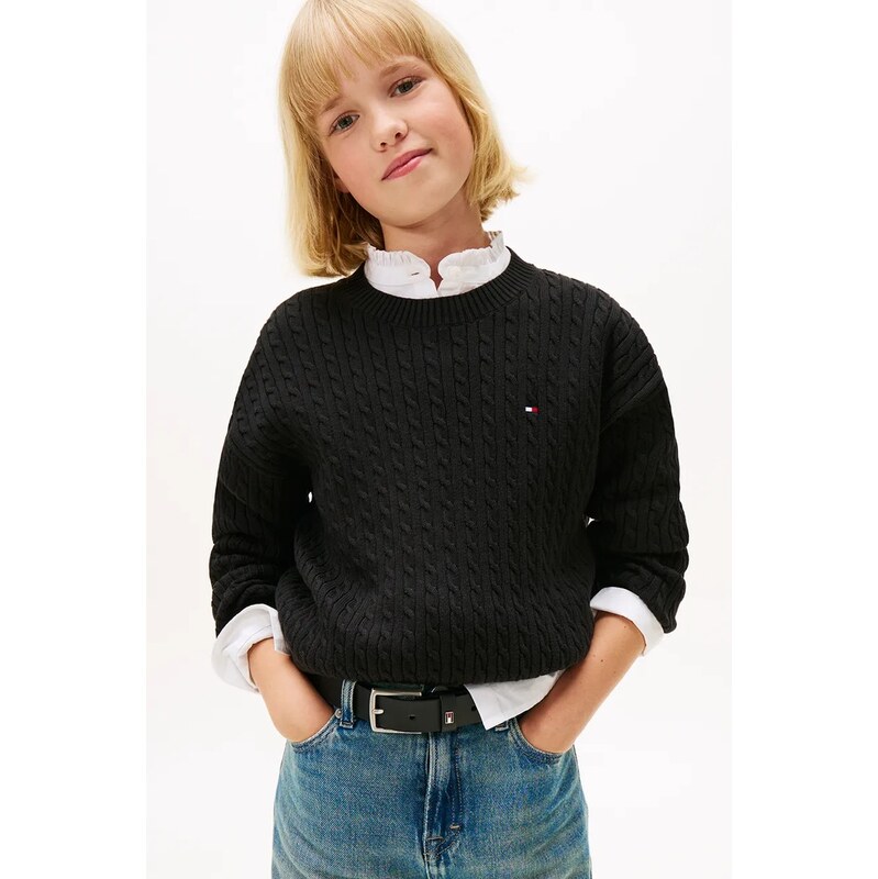 Tommy Hilfiger Dětský bavlněný svetr Tommy Hilfiger