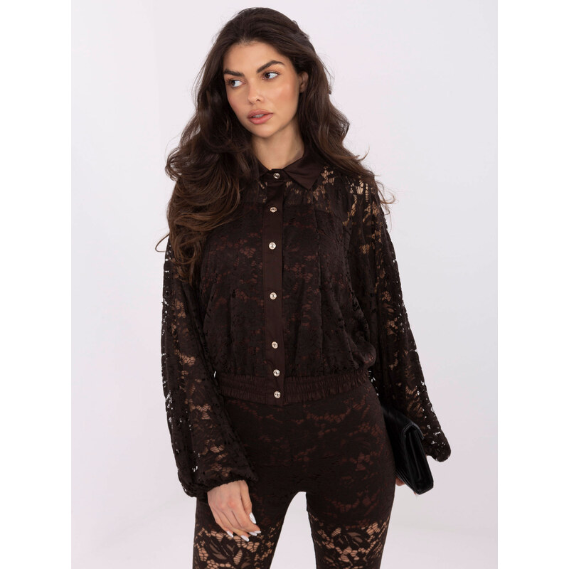Italy Moda Shirt-MI-KS-C239.78-dark brown