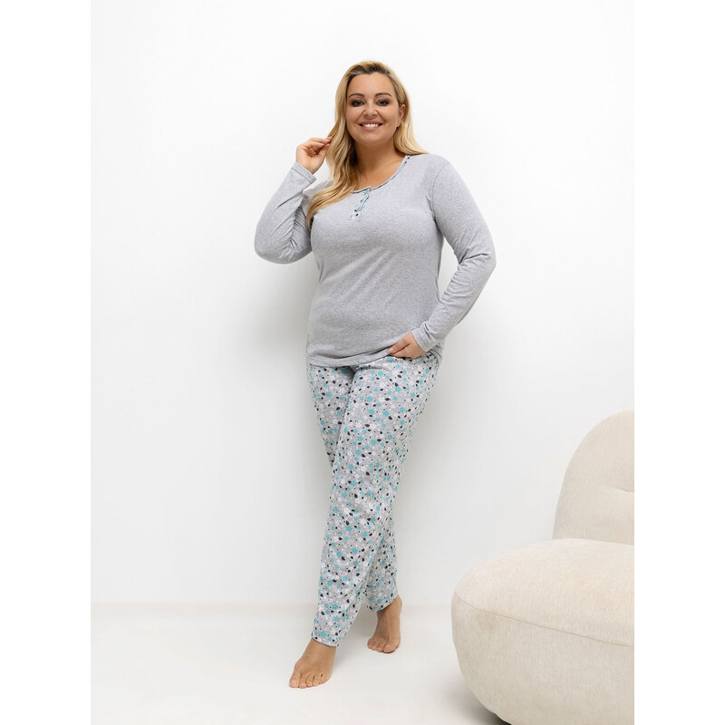 Forever Pink Pyjamas-DU-KN-FP-502.97-grey