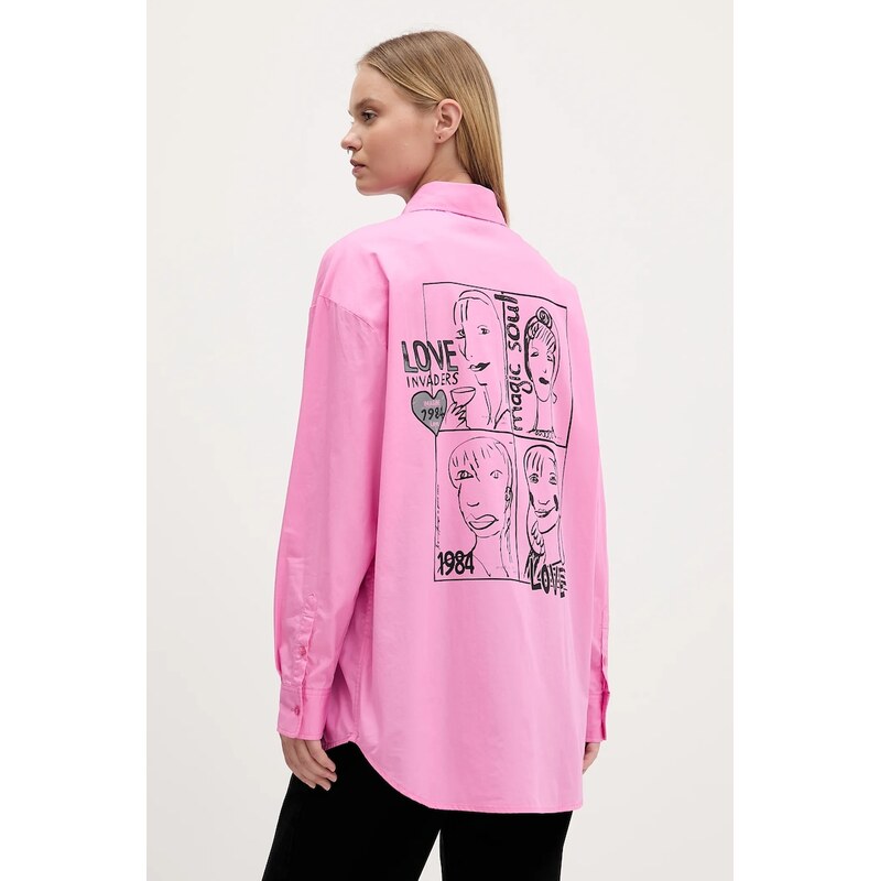 Bavlněná košile Desigual GIRLS
