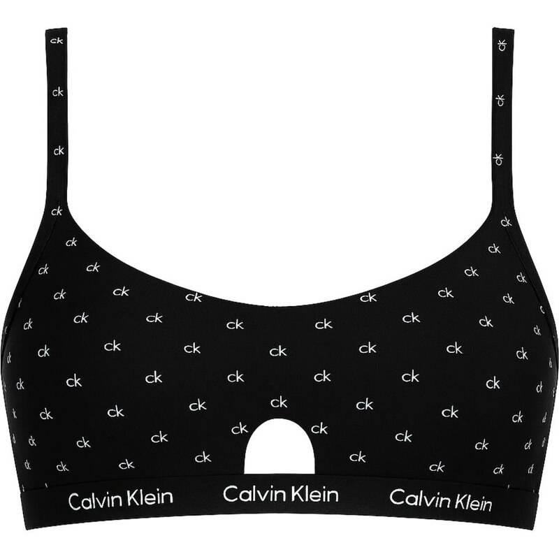 Calvin Klein sportovní podprsenka Bralette Korzet Logo Iconic černá 106902839